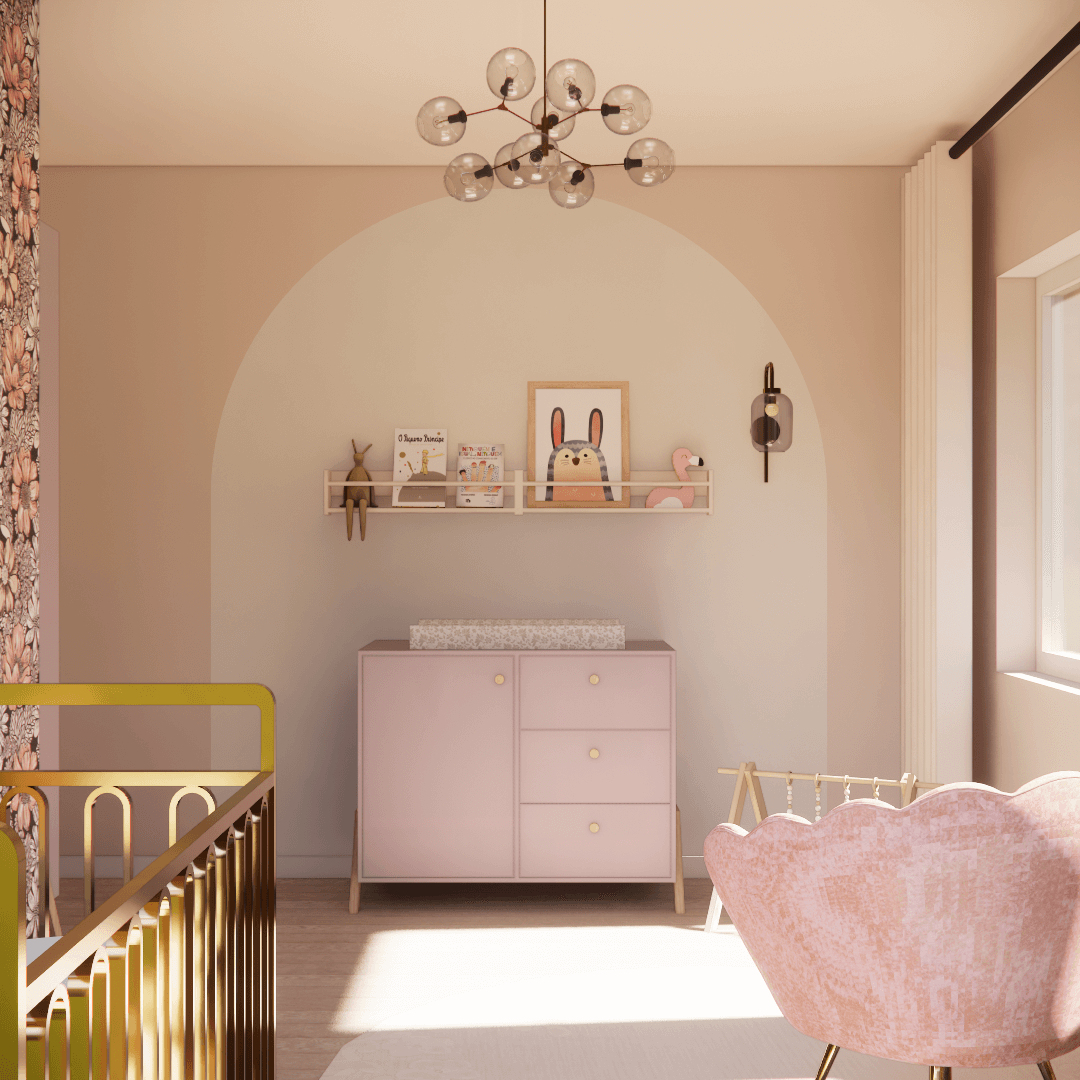 FLOWERY PINK | Babykamer ontwerp