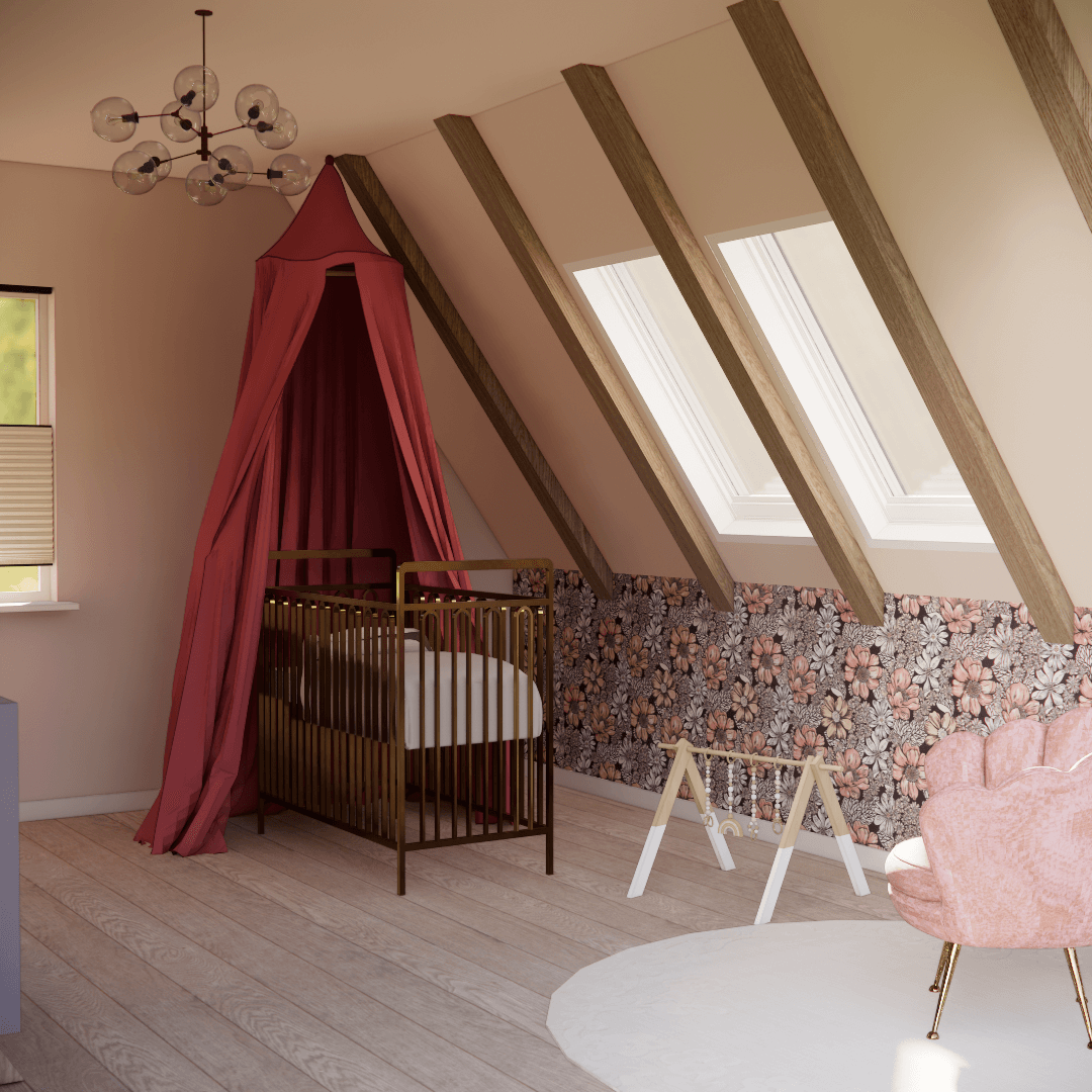 FLOWERY PINK | Babykamer ontwerp
