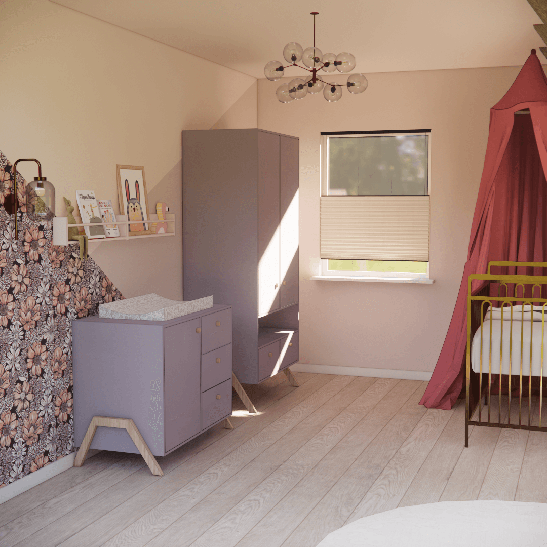 FLOWERY PINK | Babykamer ontwerp